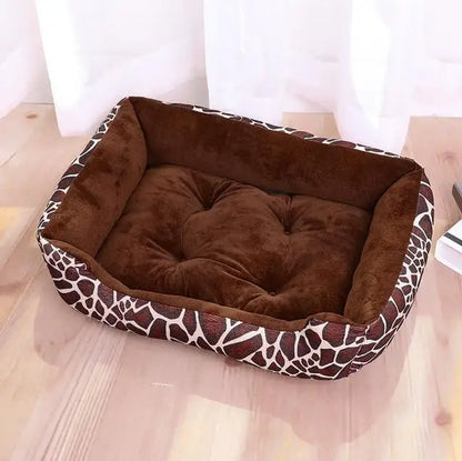 Petssify Large Square Nest Pet Bed – Candy-Colored Cozy Kennel for Dogs & Cats
