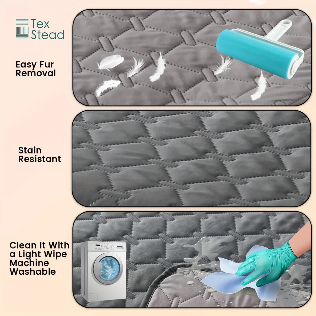 Petssify Double-Sided Waterproof Furniture Protector – Reversible Pet Blanket for Sofa & Couch