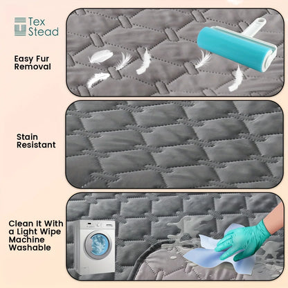 Petssify Double-Sided Waterproof Furniture Protector – Reversible Pet Blanket for Sofa & Couch