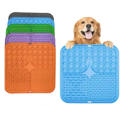 Petssify Silicone Lick Mat – Slow Feeder & Bathing Distraction Mat for Dogs & Cats