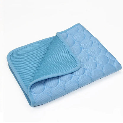 Petssify Self-Cooling Pet Mat – Ice Silk Breathable Cooling Pad for Dogs & Cats
