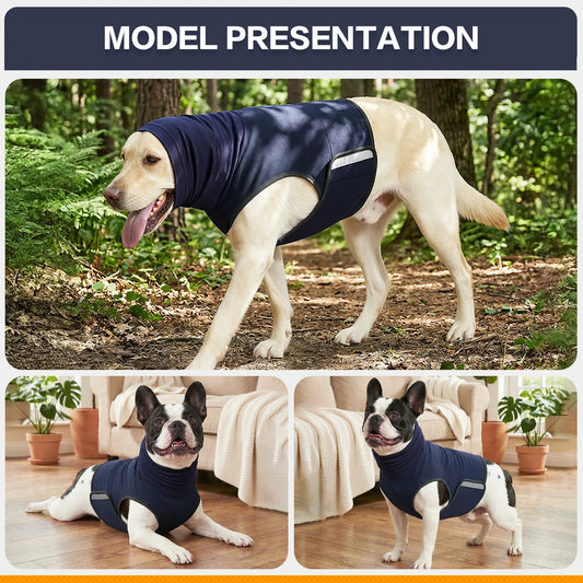 Petssify Dog Anxiety Vest – Skin-Friendly Calming Thunder Jacket for Dogs