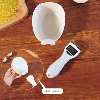 Petssify Electronic Pet Food Measuring Scoop – Digital Spoon Scale with LED Display