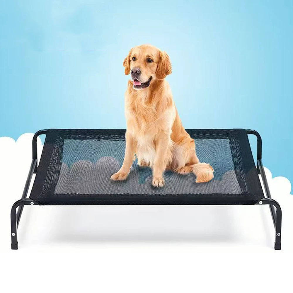 Petssify Elevated Big Dog Bed – Portable Summer Nest with Non-Slip & Moisture-Proof Design