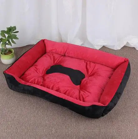Petssify Large Square Nest Pet Bed – Candy-Colored Cozy Kennel for Dogs & Cats