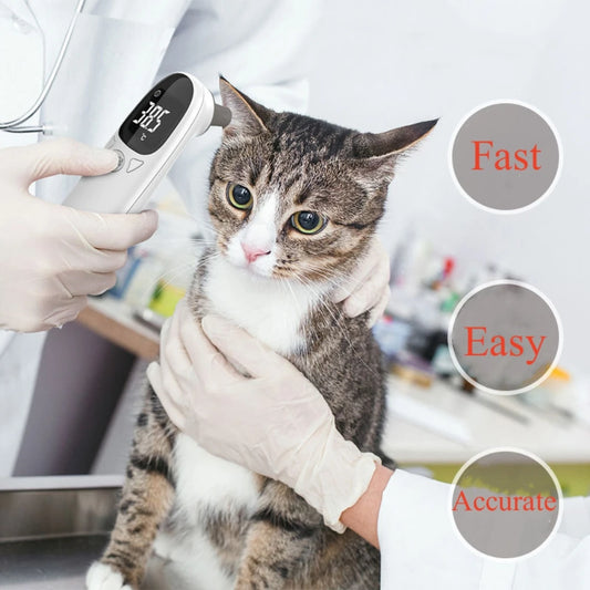 Petssify Infrared Pet Ear Thermometer – Non-Contact Fast Reading for Dogs & Cats