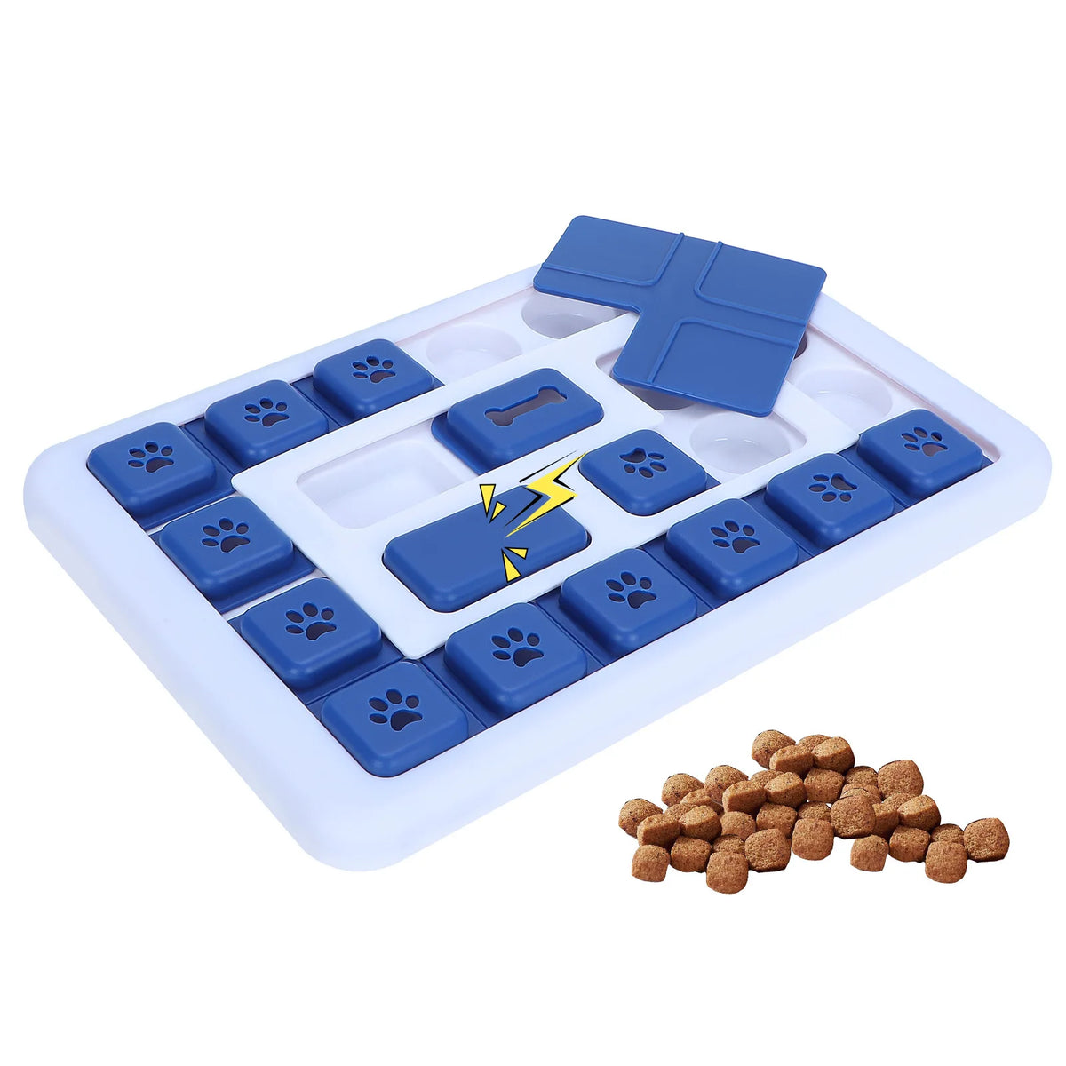 Petssify Interactive Sliding Dog Puzzle Toy – Treat Dispenser Slow Feeder