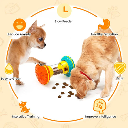 Petssify Interactive Dog Puzzle Toy – Treat Dispensing Slow Feeder