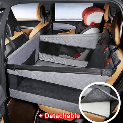 Petssify Full Coverage Pet Car Nest Bed – Back Seat Hammock Extender for Dogs