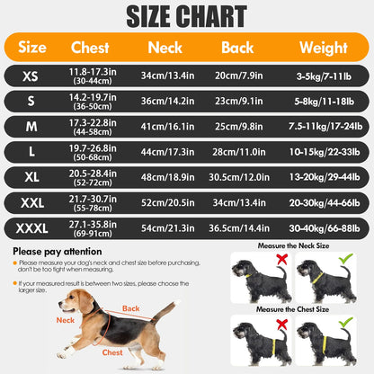 Petssify Dog Anxiety Vest – Skin-Friendly Calming Thunder Jacket for Dogs