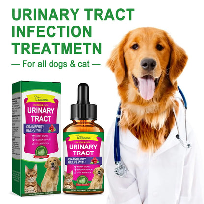 Petssify Cranberry Bladder Health Drops – Urinary Tract Support for Dogs & Cats