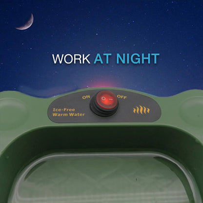 Electric Dog Water Bowl Green Heated Dog Bowl for Pet Dog Electric Dog Water Bowl Heated Dog Bowl Thermal Dog Bowl