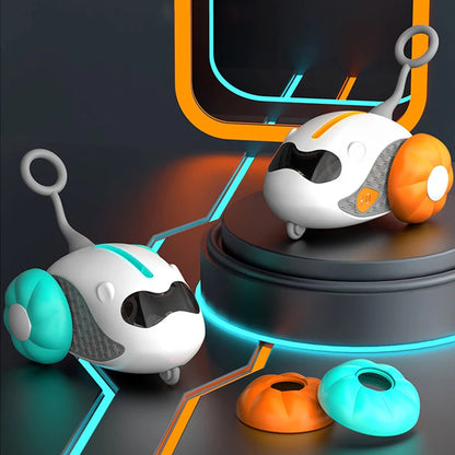 Smart Auto-Moving Cat Toy Car | Rolling Ball | Remote Control | Indoor Kitten Play Toy