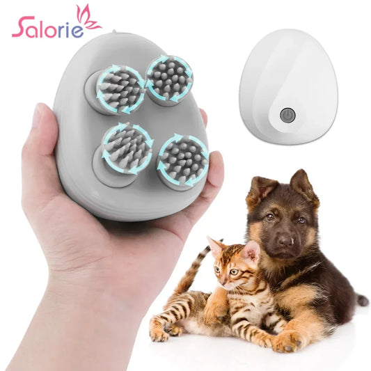 Electric Pet Massager | Deep Tissue Kneading | Head, Neck, Shoulder & Body | Relaxing Vibration Device