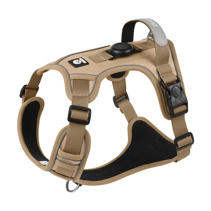 Petssify Dog Harness with AirTag Holder – No-Pull Reflective Waterproof Vest