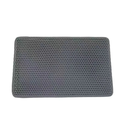 Double-Layer Cat Litter Mat | Waterproof & Non-Slip | Traps Sand & Litter | Washable | Bonus Gift Included