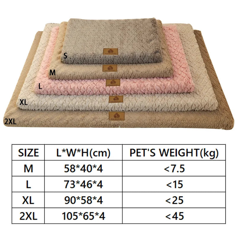 Petssify 3D Foam Orthopedic Pet Bed – Waterproof Washable Crate Mat for Dogs & Cats