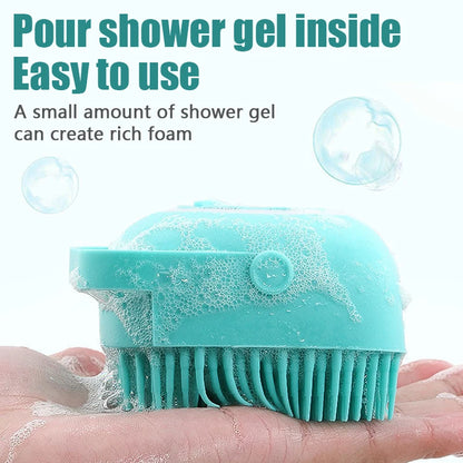 Petssify Dog Bathing Brush – Shampoo Dispenser & Massage Brush for Dogs & Cats