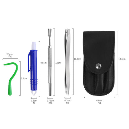 Petssify Tick & Flea Removal Kit – 7-Piece Tool Set for Dogs, Cats & Humans