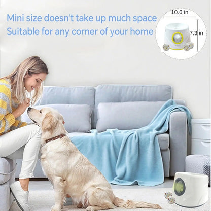 Automatic Pet Ball Throwing Machine | Compact Size | Carries 3 Balls | Outdoor Dog Thrower