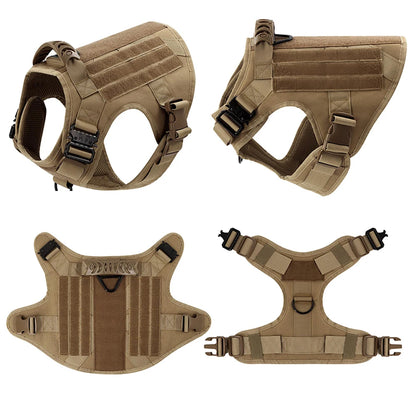 Large Dog Harness & Leash Set | Training Walking Vest | For German Shepherd, Malinois & Large Breeds