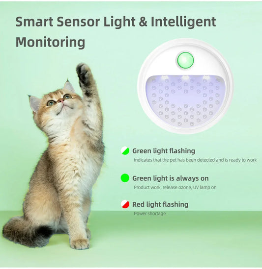 Petssify Intelligent Pet Deodorizer – Ozone & UV Air Purifier for Cat Litter Box