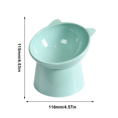 Pet Food Bowl Tilt High Bottom Neck Protector Antichoking Dog and Cat Water Bowl Antidumping Dog Feeding Supplies