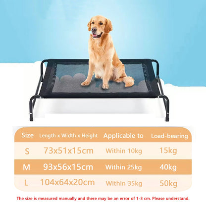 Petssify Elevated Big Dog Bed – Portable Summer Nest with Non-Slip & Moisture-Proof Design