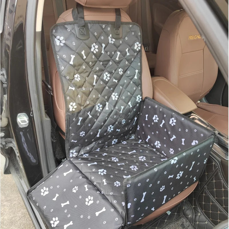Petssify Folding Pet Car Carrier – Waterproof Hammock Seat Cover for Dogs & Cats
