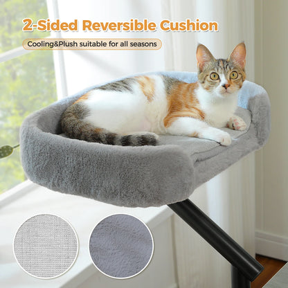Petssify 360° Rotatable Cat Desk Bed – Adjustable Table Hammock for Cats