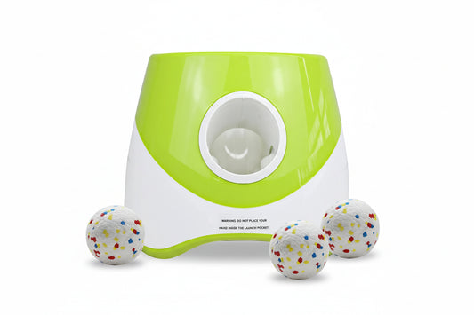 Automatic Dog Ball Launcher USB Rechargeable Fetch Toy for Dogs