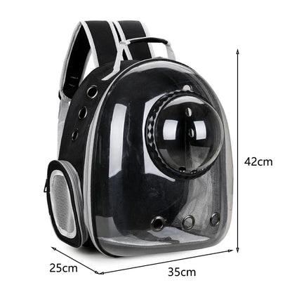 Petssify Transparent Bubble Cat Carrier Backpack – Breathable Travel Capsule