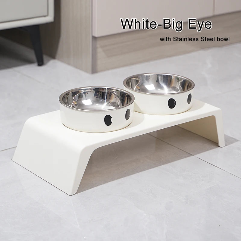 Petssify Elevated Pet Feeder – Raised Double Stainless Steel Bowl Stand for Dogs & Cats