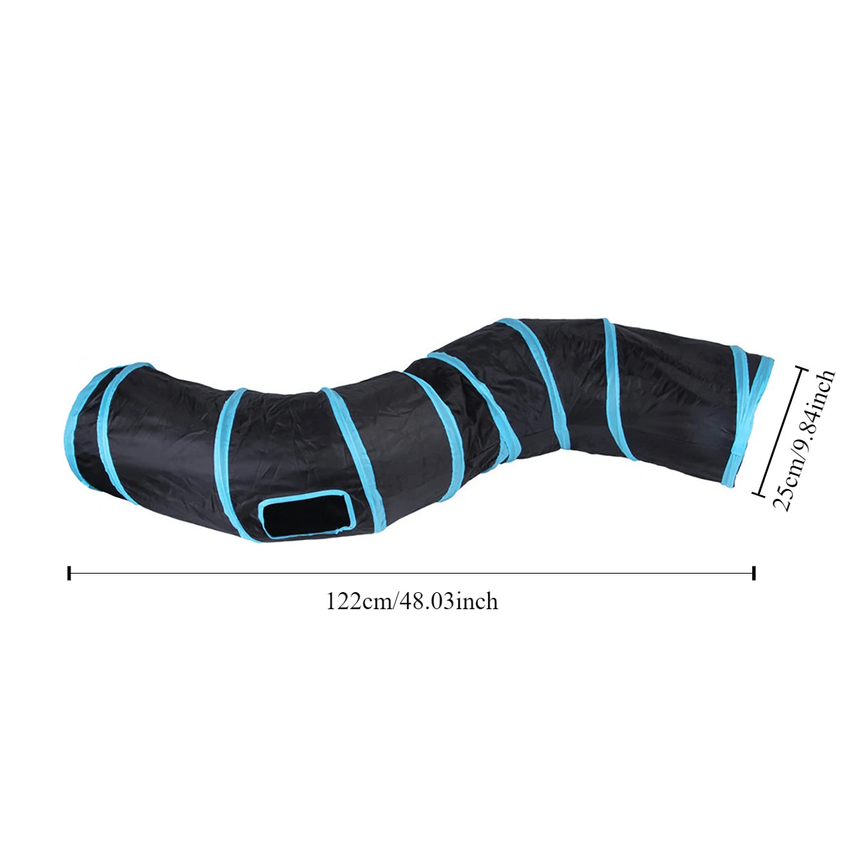Petssify Foldable Cat Tunnel Tube – Interactive Crinkle Play Tunnel for Cats & Kittens