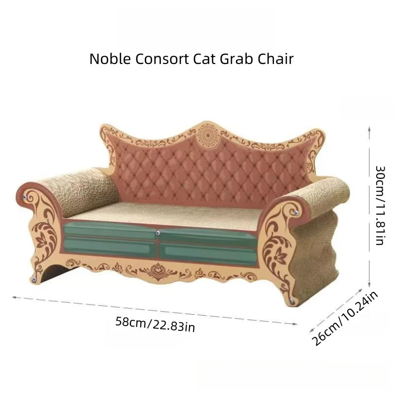 Petssify L-Shaped Cat Scratch Board Sofa – Integrated Nest Bed & Scratcher