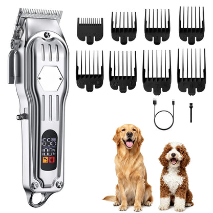 Petssify Low Noise Dog Clippers – Rechargeable for Thick Curly Coats