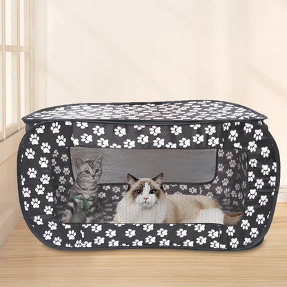 Petssify Foldable Pop-Up Pet Carrier Tent – Portable Travel Tent for Small Dogs & Cats