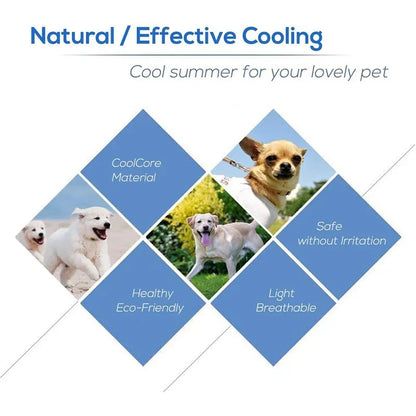 Petssify Self-Cooling Pet Mat – Ice Silk Breathable Cooling Pad for Dogs & Cats