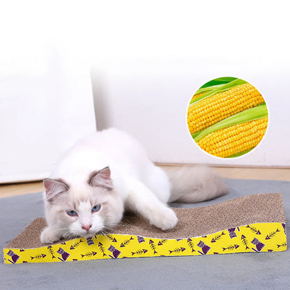 Petssify Cardboard Cat Scratcher Lounge Bed – Durable Scratch Pad & Nest