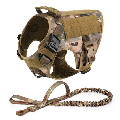 Large Dog Harness & Leash Set | Training Walking Vest | For German Shepherd, Malinois & Large Breeds