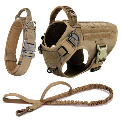 Large Dog Harness & Leash Set | Training Walking Vest | For German Shepherd, Malinois & Large Breeds