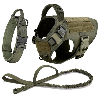 Large Dog Harness & Leash Set | Training Walking Vest | For German Shepherd, Malinois & Large Breeds