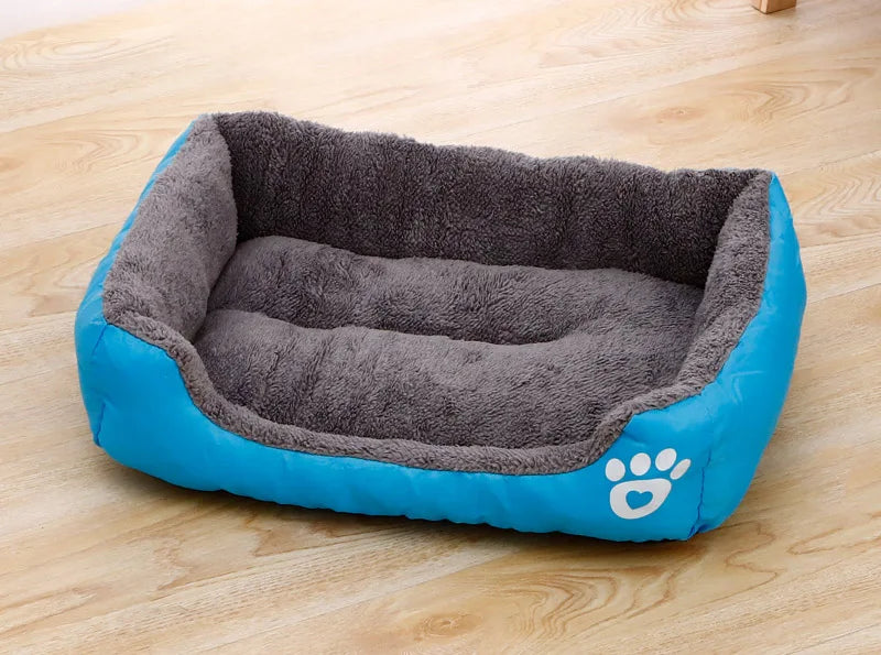 Petssify Large Square Nest Pet Bed – Candy-Colored Cozy Kennel for Dogs & Cats