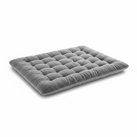 Large Plush Sofa Dog Bed – White Background v4