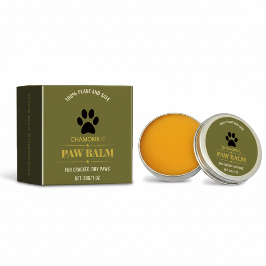 Natural Dog Paw Balm – White Background