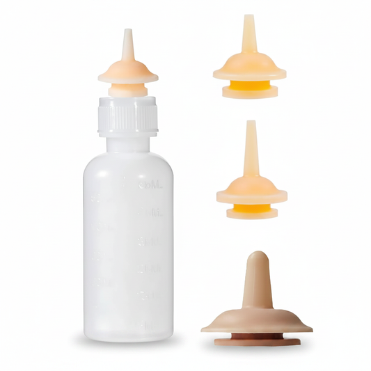 Newborn Pet Nursing Bottle Kit – White Background