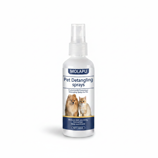 Pet Detangling Spray – White Background