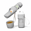 Petssify Portable Dog Water Bottle with Storage – 2-in-1 Travel Feeder