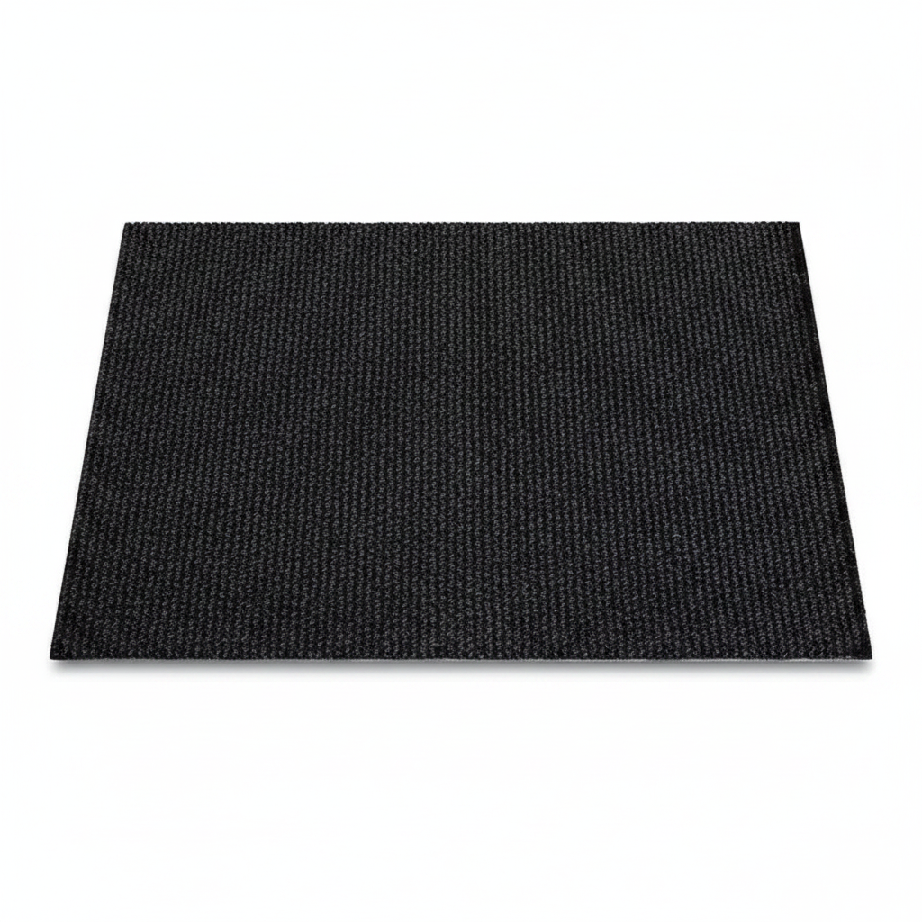Cat scratcher sofa protector mat, black woven carpet surface
